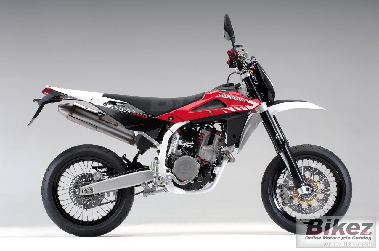 Big Husqvarna sm 450r picture and wallpaper from Bikez.com